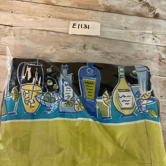 90s Novelty Pant Medium Artsy Ecclectic Retro AOP Wide Leg Crop Holly Lane VTG - Picture 15 of 15